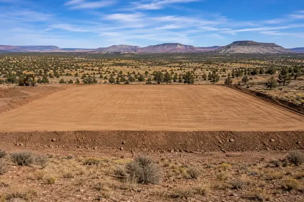 Professionally graded house pad prepared for a future home on a rural property in Apache County Arizona