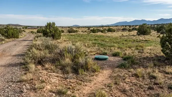 Protected septic system and drainfield on a rural property in Apache County Arizona