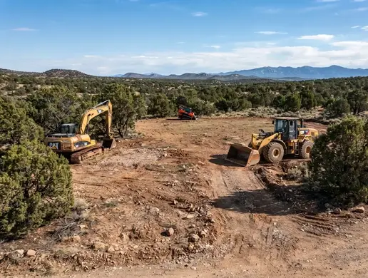 Professionally cleared rural homesite with improved access on undeveloped Apache County acreage