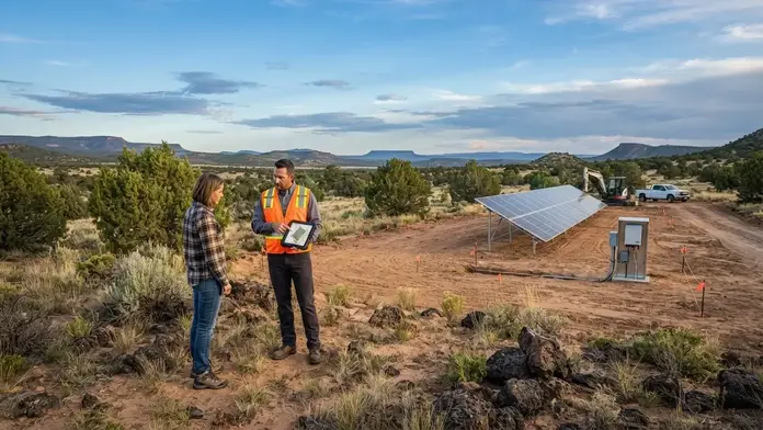 Off-grid solar system being planned on rural property in Apache County Arizona